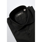 Baldinini Trend Black Cotton Men's Shirt