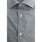 Baldinini Trend Light Blue Cotton Men Shirt