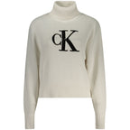 Calvin Klein White Cotton Sweater