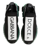 Dolce & Gabbana Black Slip On Sorrento Men Sneakers Shoes