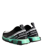 Dolce & Gabbana Black Slip On Sorrento Men Sneakers Shoes