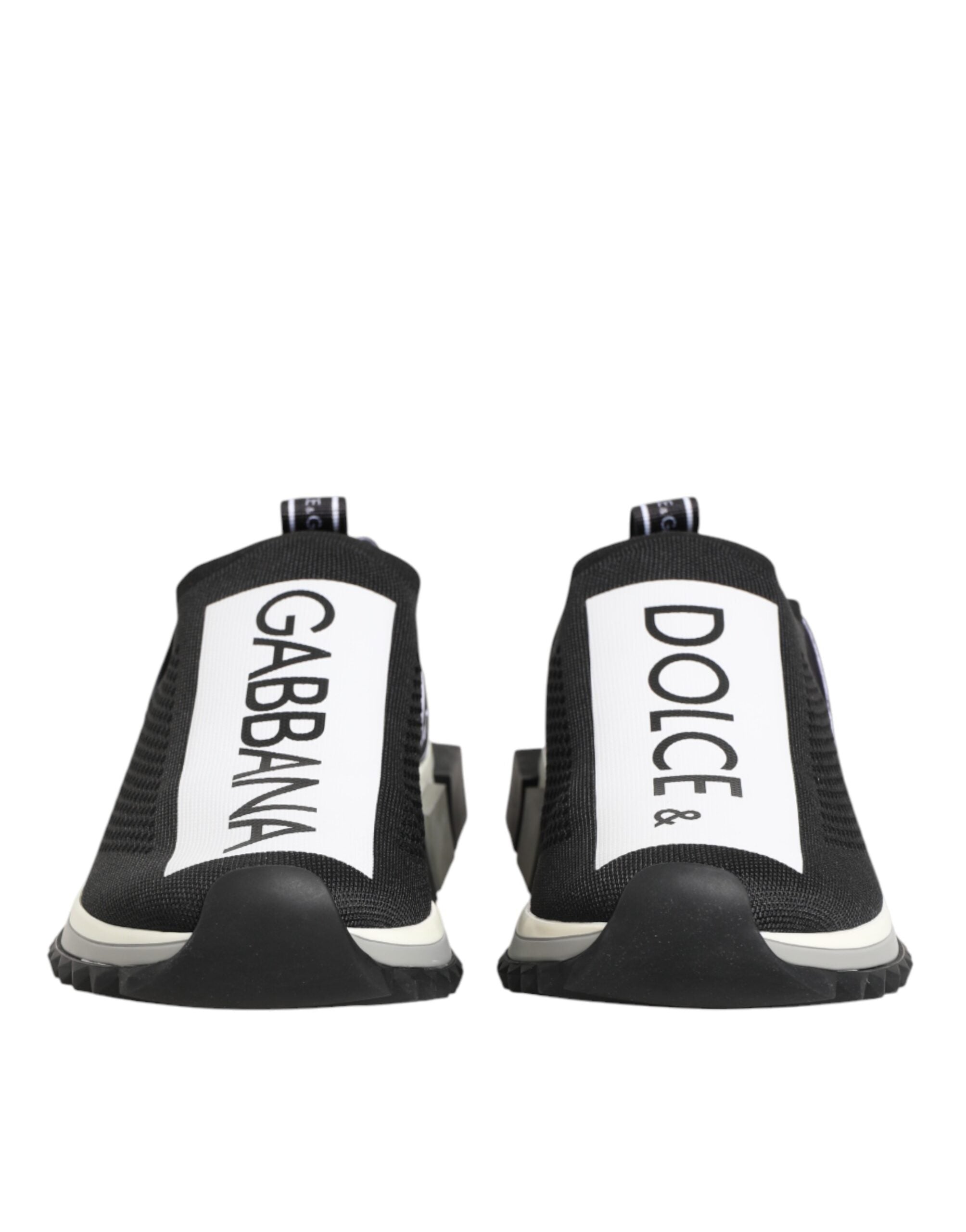 Dolce & Gabbana Black Slip On Sorrento Men Sneakers Shoes