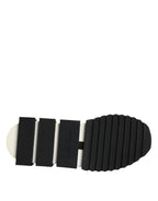 Dolce & Gabbana Black Strass Slip On Men Sorrento Sneakers Shoes