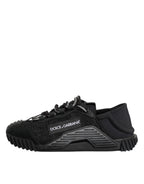 Dolce & Gabbana Black Logo Lace Low Top NS1 Sneakers Shoes