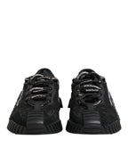 Dolce & Gabbana Black Logo Lace Low Top NS1 Sneakers Shoes