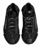 Dolce & Gabbana Black Logo Lace Low Top NS1 Sneakers Shoes