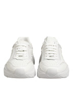 Dolce & Gabbana White Leather Daymaster Low Top Sneakers Shoes