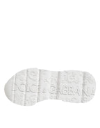 Dolce & Gabbana White Leather Daymaster Low Top Sneakers Shoes