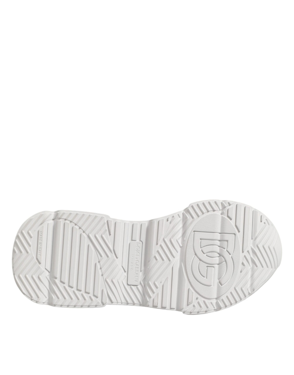 Dolce & Gabbana White Leather Daymaster Low Top Sneakers Shoes