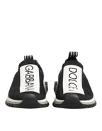 Dolce & Gabbana Black Logo Low Top Sorrento Sneakers Shoes