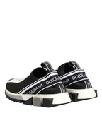 Dolce & Gabbana Black Logo Low Top Sorrento Sneakers Shoes