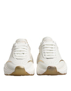 Dolce & Gabbana White Gold Daymaster Low Top Sneakers  Shoes