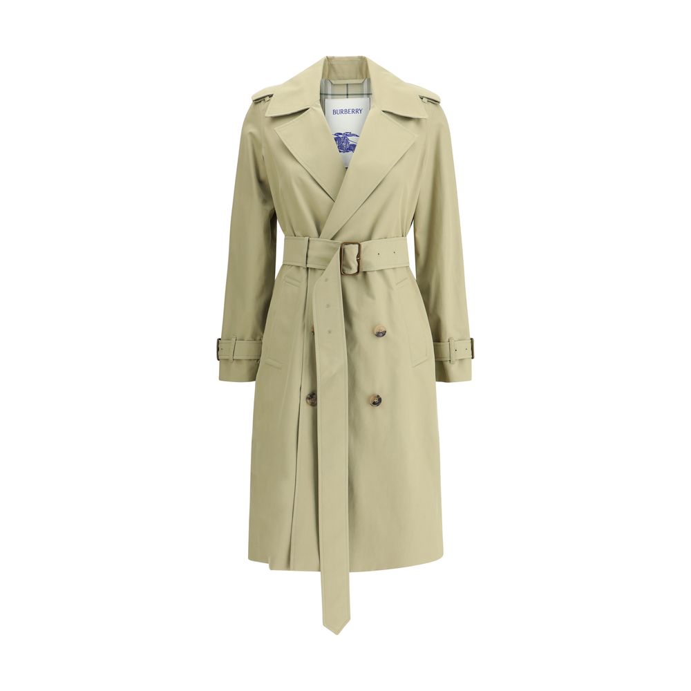 Burberry Beige Cotton Trench Coat