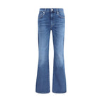 Citizens of Humanity Blue Cotton Flared Jeans