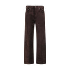 Citizens of Humanity Brown Cotton Straight-Leg Jeans