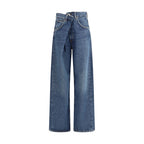 Agolde Blue Cotton Jeans Denim