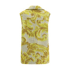 Etro Yellow Wool Sleveless Jacket