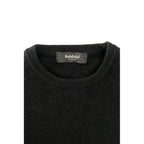 Baldinini Trend Black Cashmere Men Sweater