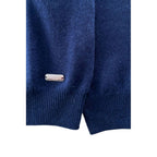 Baldinini Trend Blue Cashmere Men Sweater