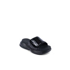 Calvin Klein Black Polyurethane Slides