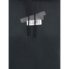 MM6 Black Cotton Sweatshirt