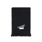 MM6 Black Wool Scarf