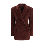 Brunello Cucinelli Bordeaux Cotton Coat