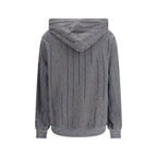 Brunello Cucinelli Gray Cotton Sweatshirt