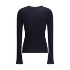 Cruna Blue Wool Sweatshirt
