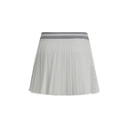 Brunello Cucinelli White Polyester Mini Skirt