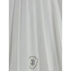 Brunello Cucinelli White Polyester Mini Skirt