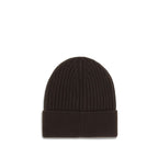 Moncler Grenoble Black Fleece Wool Beanie