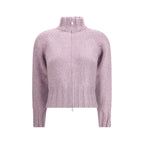 Magda Butrym Purple Cashmere Cardigan
