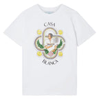 Casablanca White Cotton T-Shirt