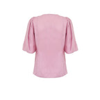 Ganni Pink Satin Tank Tops