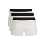 Bikkembergs White Cotton Men Boxer Short
