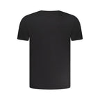 Aeronautica Militare "Black Cotton Men Underwear Crew Neck Tee"