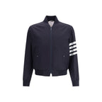 Thom Browne Blue Wool Bomber
