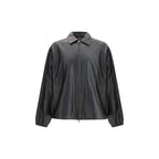Diesel Black Polyester Biker Jacket