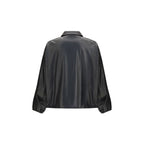 Diesel Black Polyester Biker Jacket
