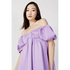 Aniye By Purple Polyester Short Dress