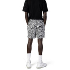 Dickies Black And White Recycled Polyester Bermuda Shorts