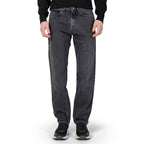Hugo Boss Black Cotton Relaxed Fit Jeans