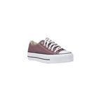 Converse Purple Fabric Low Top Sneakers