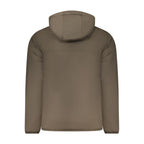 K-WAY Brown Polyamide Men Jacket