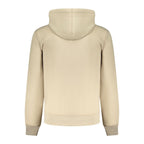 K-WAY Beige Polyester Men Sweater with Hood