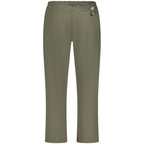 K-WAY Green Cotton Men Trouser