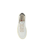 Autry White Calf Leather Bos Taurus Sneakers