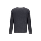 Diesel Gray Cotton Sweatshirt