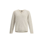 ZEGNA Cream Cashmere Cashmere Sweater